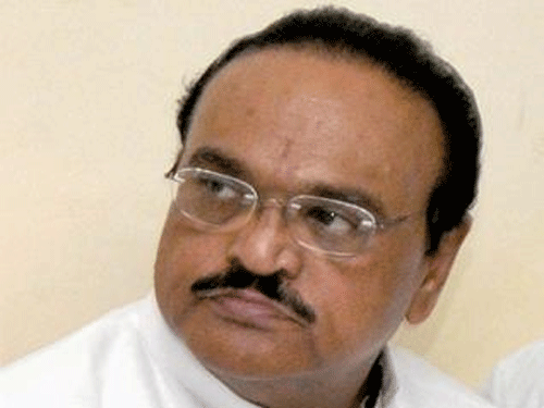 ED officials said the nine premises covered under the action included properties and offices belonging to Bhujbal, son Pankaj, nephew and ex-MP Samir and few others. PTI File Photo