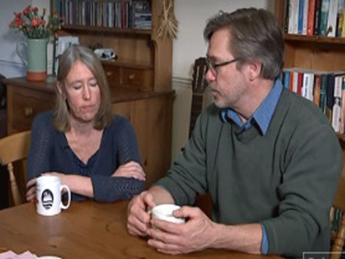 The parents of Jack, John and Sally Letts, in their first TV interview since news of their son being in ISIS-controlled territory in Syria broke, denied allegations that their son had joined ISIS and said the money was for their son to buy a new pair of glasses.  Screen grab.