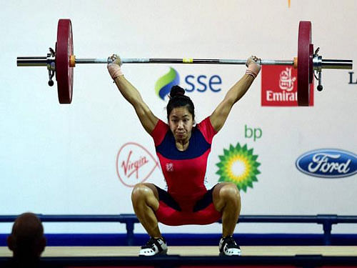 Chanu, silver medalist at the 2014 Commonwealth Games, opened the medal account for India in weightlifting in women's 48kg weight category. PTI file photo