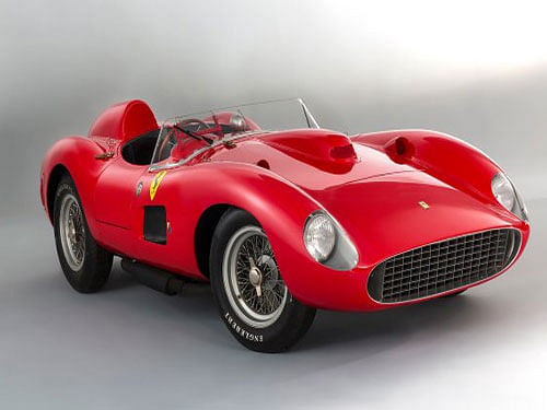The Spider, which beat the record set in 2014 when a 1962 Ferrari 250 GTO sold for what was the equivalent of 28.9 million euros finished sixth in the Sebring 12 Hours race in 1957 and second in the Mille Miglia 1,000-mile road race in Italy. Image courtesy: Twitter