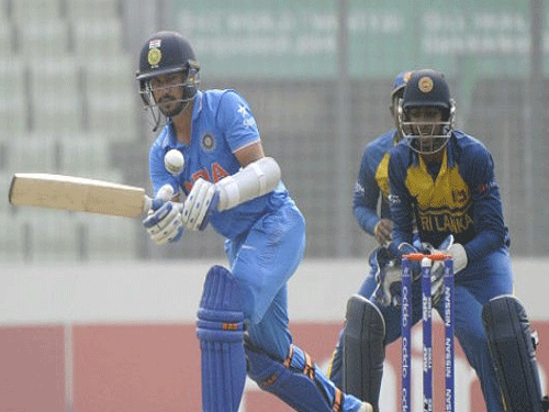 The batting stars were Anmolpreet Singh (72 off 92) and Sarfaraz Khan (59 off 71), who amassed his fourth fifty plus scores in five innings player in the tournament. Image courtesy Twitter.