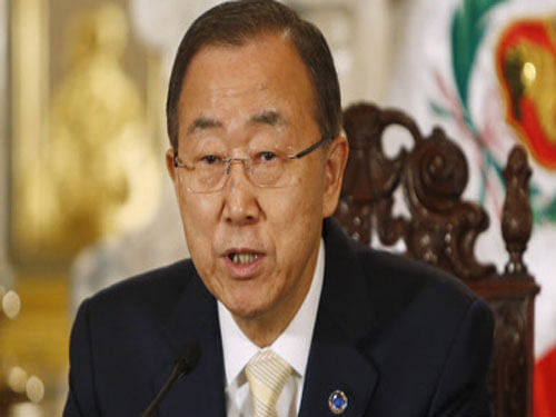 UN Secretary General Ban Ki-moon. PTI file photo