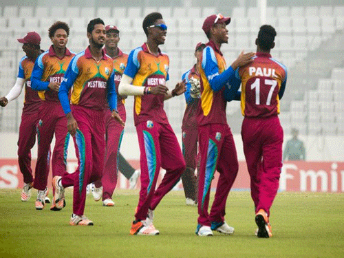 The West Indies broke the Bangladeshi hearts with a thrilling victory over the hosts as Man of the Match Shamar Springer followed his two for 36 with an unbeaten 62. Image courtesy Twitter.