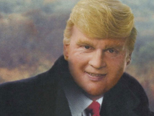 Donald Trump's outlandish campaign claims and hair are a regular gift to late-night comedy writers. But now Hollywood is getting in on the game with a spoof biopic starring Johnny Depp unveiled after the billionaire's triumph in the New Hampshire primary. Screengrab