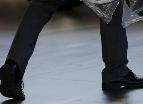 The technology could enable a footwear-embedded energy harvester that captures energy produced by humans during walking and stores it for later use, researchers said. reuters photo for representational purpose only