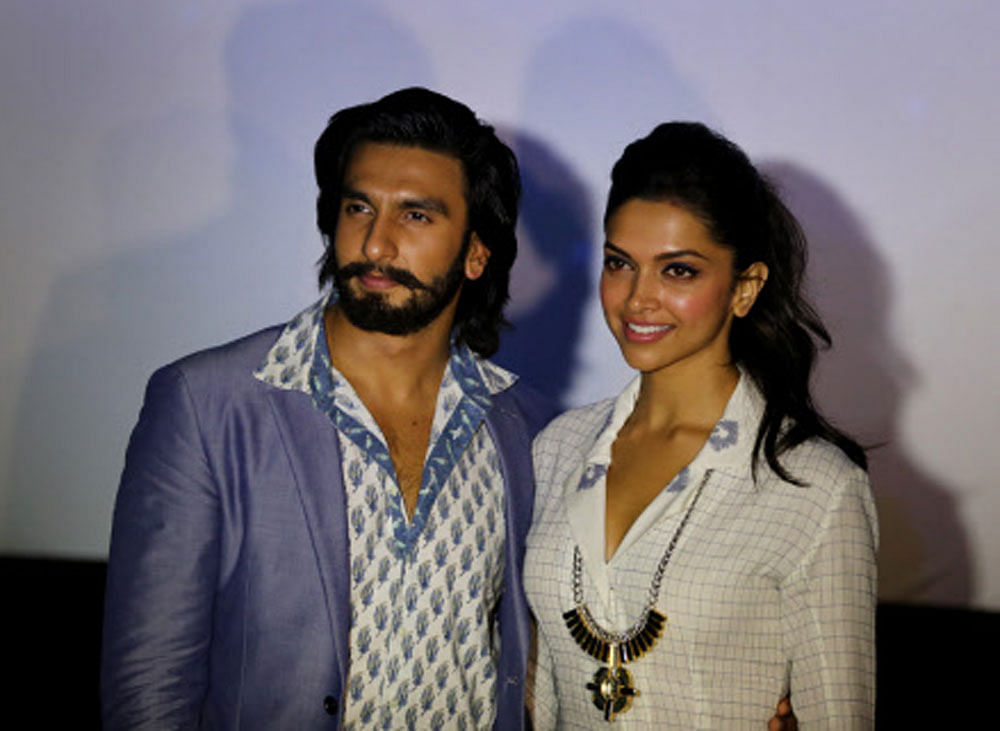 Ranveer Singh with Deepika AP File Photo