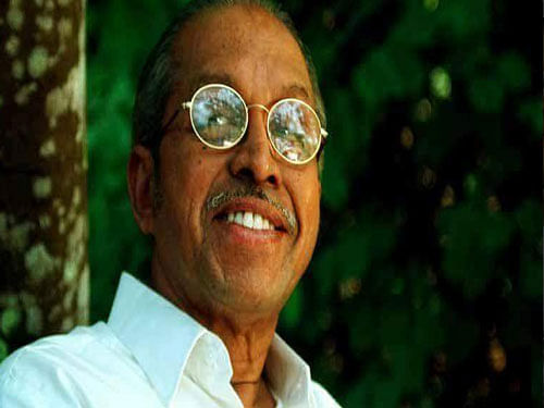 Jnanpith Award-winning poet and one of Kerala's most celebrated literary icons O N V Kurup. Image courtesy: Twitter