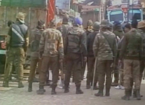 Earlier, one militant was killed in the encounter in Pulwama. Photo Credit: ANI
