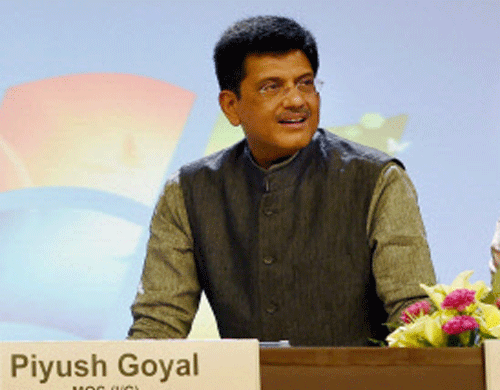 Union Minister of State for Power Piyush Goyal. PTI File Photo.