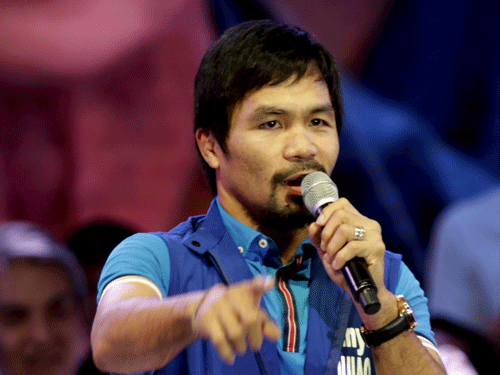 Eight-time world boxing champion Manny Pacquiao. Reuters File Photo.