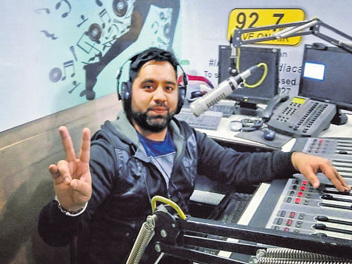 Radio jockey Nasir. Shahid Tantary