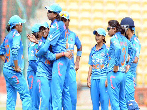 With this victory, India Women have taken a 1-0 lead in the three-match T20 series. File photo