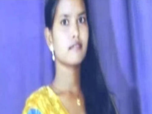 Prinki shot dead in UP. Courtesy: India TV Youtube