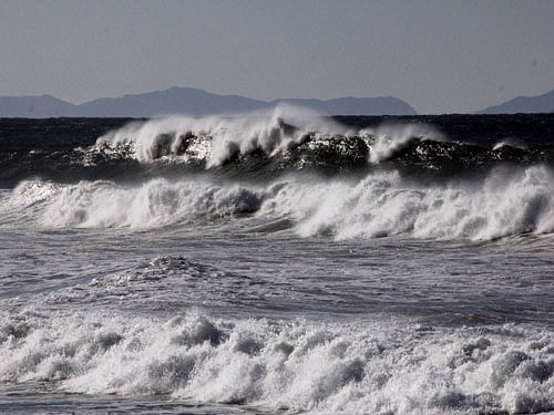 Global sea levels rose by about 14 centimeters, or 5.5 inches, from 1900 to 2000. File photo
