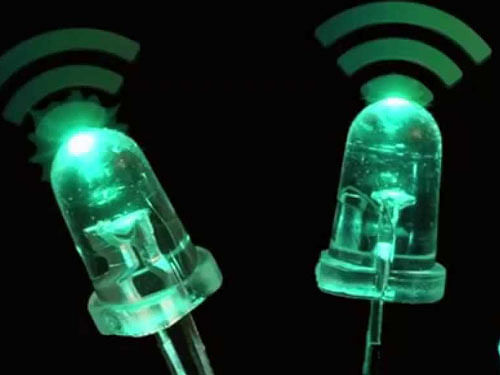 Connecting your smartphone to the web with just a lamp -- that is the promise of Li-Fi, featuring Internet access 100 times faster than Wi-Fi with revolutionary wireless technology. Courtesy: Li-Fi