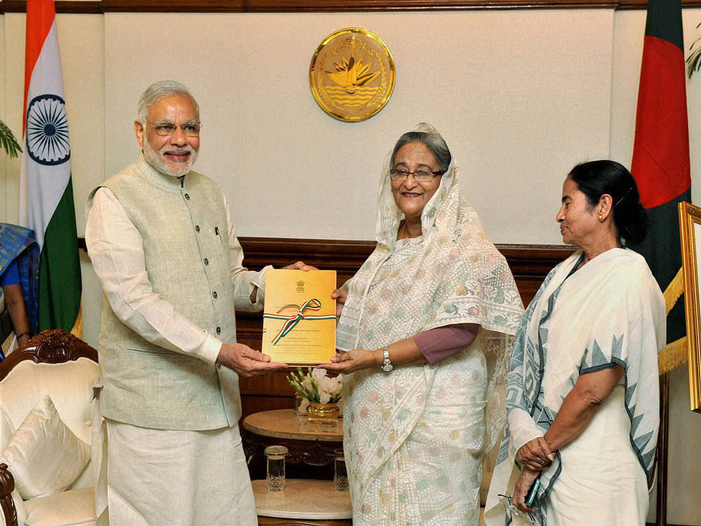 The enclaves were exchanged pursuant to the 1974 Land Boundary Agreement and 2011 Protocol and Instruments of Ratification during Prime Minister Narendra Modi's visit to Bangladesh on June 6-7 last year. Other than the 14,000 people of the 51 enclaves that became part of India, about 921 who came from Bangladesh have also become Indian citizens. PTI file photo