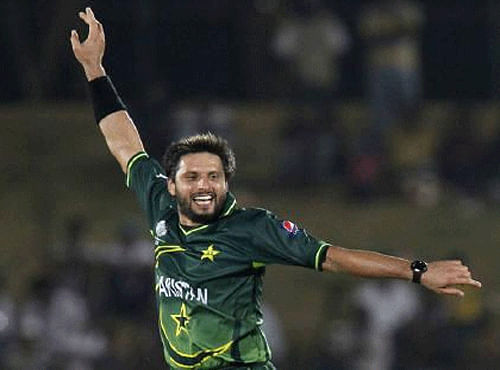 On the threshold of his 36th birthday, Afridi is leading Pakistan in the five-nation Asia Cup T20 in Bangladesh and had announced earlier that he would retire from the shortest format at the end the World T20 in India. The mega event begins on March 8 and concludes on April 3. Reuters file photo