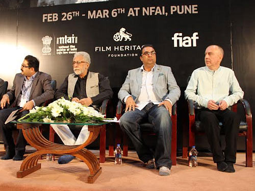 Naseeruddin Shah at the National Film Archive of India. Image courtesy Twitter.
