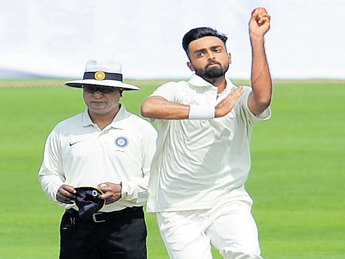 Mr dependable : Saurashtra's Jaydev Unadkat has had a commendable season in the domestic circuit racking up 40  wickets at a strike rate of 37.7 in the Ranji Trophy that concluded on Friday.