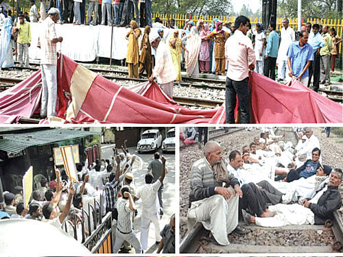 Some photos of Jat agitation.