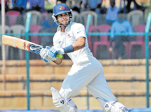 Mumbai's Shreyas Iyer has been prolific in the 2015-16 Ranji Trophy scoring runs at will to help his side clinch their 41st title. dh file photo