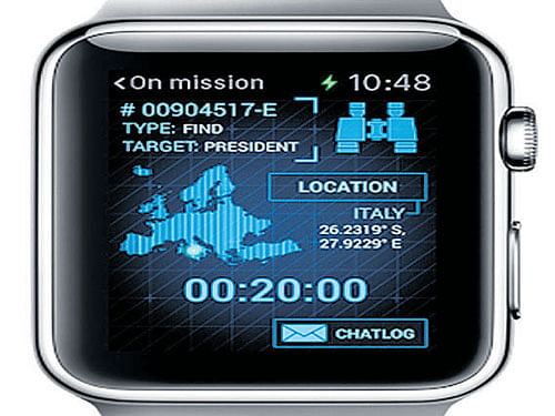 Smartwatch gaming: now be a secret agent with your Apple Watch