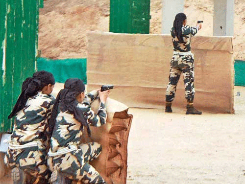 There are just 20,568 women among 8.99 lakh-strong paramilitary forces with the Central Industrial Security Force (CISF) has the highest representation of 5.12% women followed by Central Reserve Police Force (CRPF) at 2.15%. PTI File Photo.