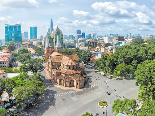 phasing out Several other historic buildings in downtown Ho Chi Minh City have been torn down recently to make way for high-rises.  representativ e images