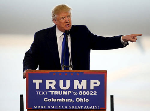 Republican presidential front- runner Donald Trump. Reuters file photo