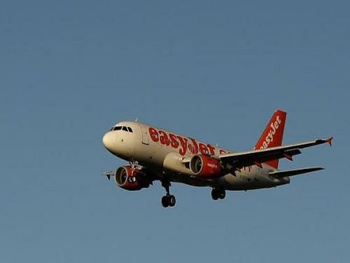 The 180-seat Airbus A320, easyJet flight was travelling from Marrakech, Morocco to Gatwick in London, on Monday when it was forced to divert to France, 650 miles away from its final destination and land in Bordeaux, after a drunk man allegedly tried to open the plane's door at 30,000 ft causing panic on board. Reuters file photo. For representation purpose