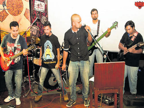 Offbeat: (From left) Gaurav, Sarthak, Rahul, Sritam and Swarup.