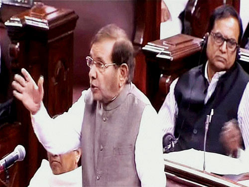 JD(U) chief Sharad Yadav raised the issue saying the Ravishankar has challenged the NGT order and announced he would not pay the fine. PTI Photo.
