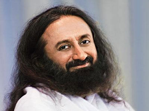 Art of Living founder Sri Sri Ravi Shankar said his organisation will come with up a concrete plan for conservation of Yamuna river. Image courtesy Twitter.