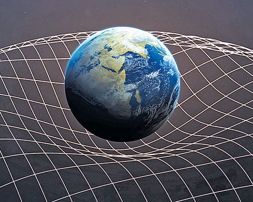 Characteristic: When gravitational waves pass through an object (detector), they alternately stretch and contract it. Representative image.