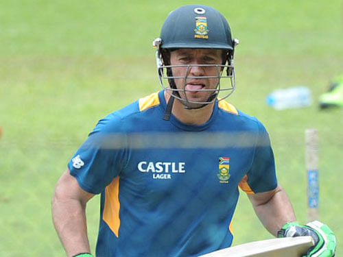 South Africa's AB de Villiers will be the biggest threat for bowlers in this edition of World T20. DH file photo
