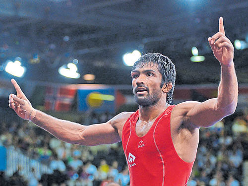 Yogeshwar became the second Indian wrestler after Narsingh Yadav to book a berth for the Rio Games, to be held later this year. File photo