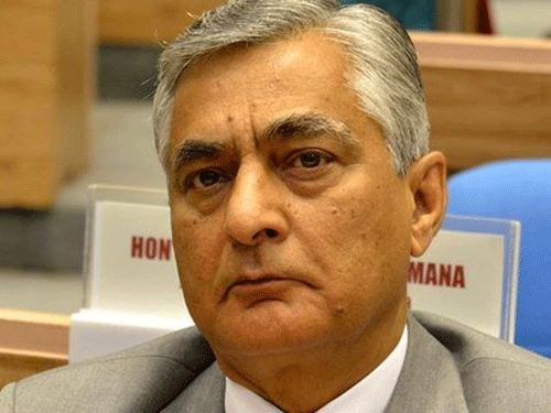 Chief Justice of India (CJI) T S Thakur. Picture courtesy Twitter