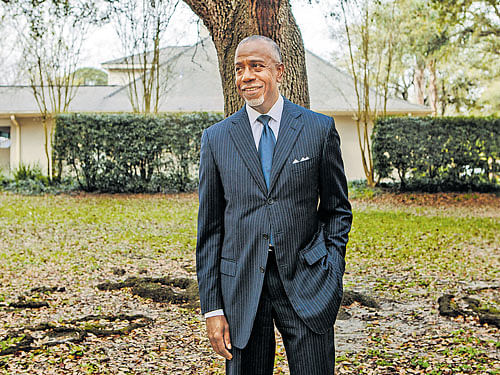 second chance: Clint Smith, a lawyer who had a procedure that allowed him to accept an incompatible donor kidney, at his home in New Orleans. Kidney specialists argue that desensitisation is cheaper in the long run than dialysis, which costs $70,000 a year for life. nyt