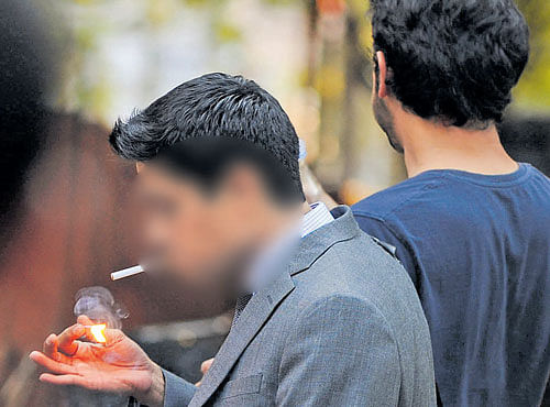 Doctors attribute the increase in number of heart attack and cancer cases among youngsters to smoking.