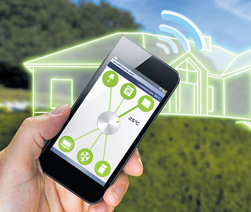 SMART CHOICES Gadgets today allow homeowners to control various parts of their home and appliances effortlessly.