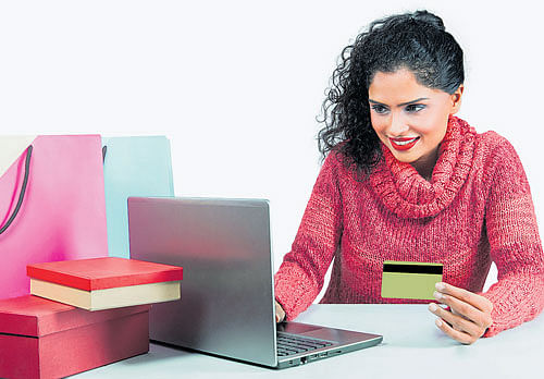 Popular choice: The number of online shoppers are increasing by the day.