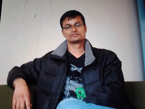 Infosys employee Raghavendran Ganesan. Picture courtesy Twitter