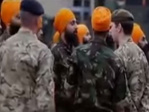 In a decision on March 31, the US military granted him the long-term religious accommodation allowing him to continue serving his country while maintaining his articles of faith of keeping a beard and wearing the turban. File photo