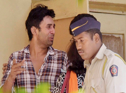 Television actress Pratyusha Banerjee's boyfriend Rahul Raj Singh visits hospital in Mumbai on Saturday, after the actress Pratyusha Banerjee allegedly committed suicide in Mumbai on Friday, who was known for her role of adult Anandi in the serial Balika Vadhu. PTI Photo