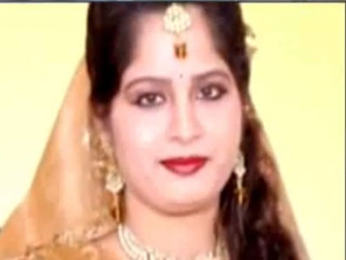 Himanshi, the 29 year-old daughter-in-law of Kashyap, was found dead inside bathroom of their sector-23 Sanjay Nagar residence with gunshot injury on her head at around 11 AM on Wednesday. Screen grab.