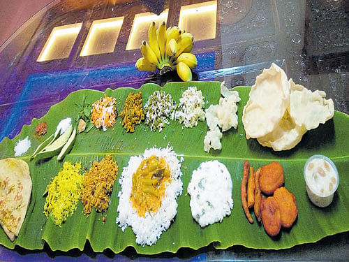 Mouthwatering: A traditional spread prepared by Nishitha.