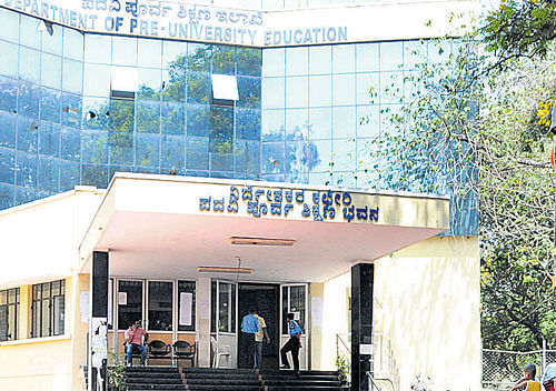 The offie of the director of the Department of Pre-University Education in Bengaluru. DH FILE&#8200;PHOTO