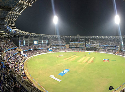 Wankhede stadium. Picture courtesy Twitter