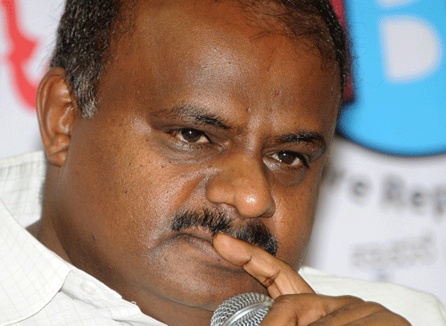 It is rumoured that JD(S) state president H D Kumaraswamy is in the running for a Rajya Sabha seat. DH File Photo.