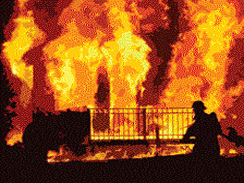 Fire tragedy. DH illustration